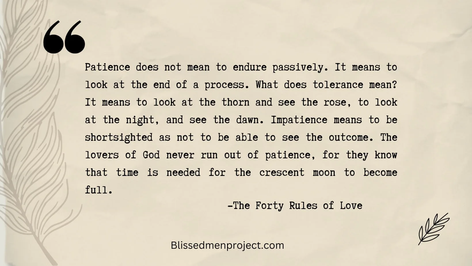the forty rules of love summary