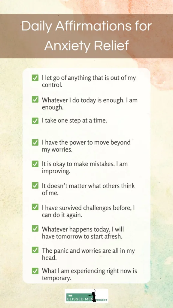 Daily Positive Affirmations for Anxiety
